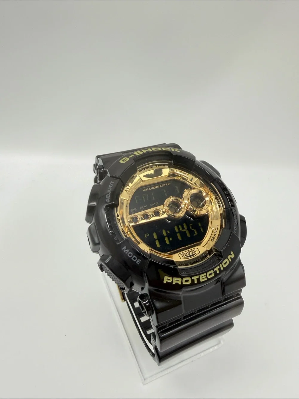 Casio G-Shock GD-100GB-1 Black Gold Series Digital Watch 3263 200M Working